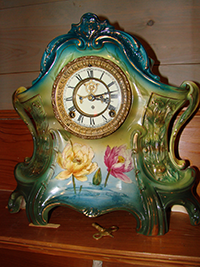 Ansonia Royal Bonn Porcelain clock